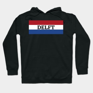 Delft City in Dutch Flag Hoodie